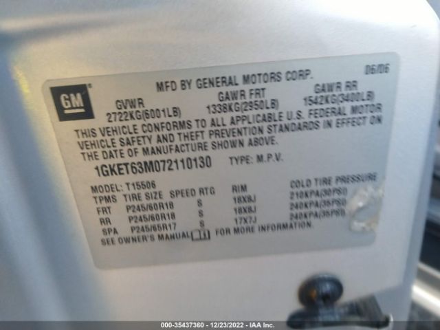 1GKET63M072110130 GMC Envoy Denali