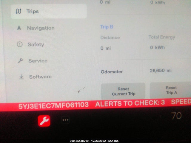 Tesla Model 3 Performance 2021 5YJ3E1EC7MF061103 Image 8