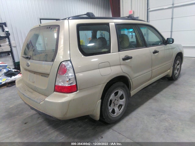 2007 SUBARU FORESTER X VIN: JF1SG63687H708392