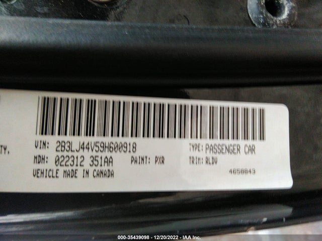 Dodge Challenger Se 2009 2B3LJ44V59H600918 Image 10