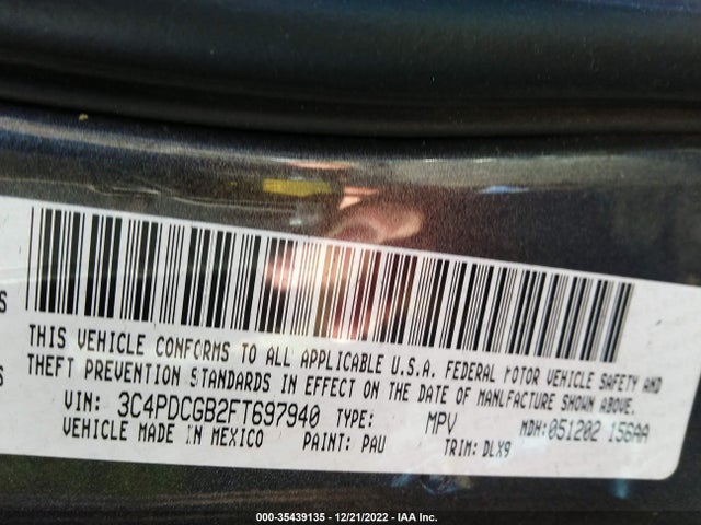 Dodge Journey Crossroad 2015 3C4PDCGB2FT697940 Image 10