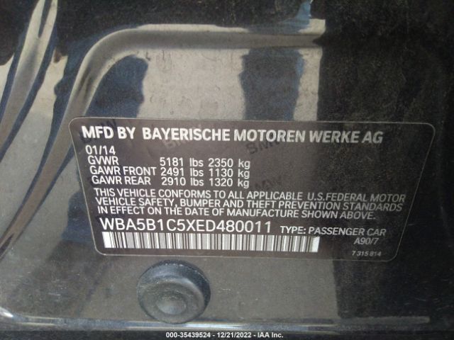 WBA5B1C5XED480011 BMW 5 Series 535i