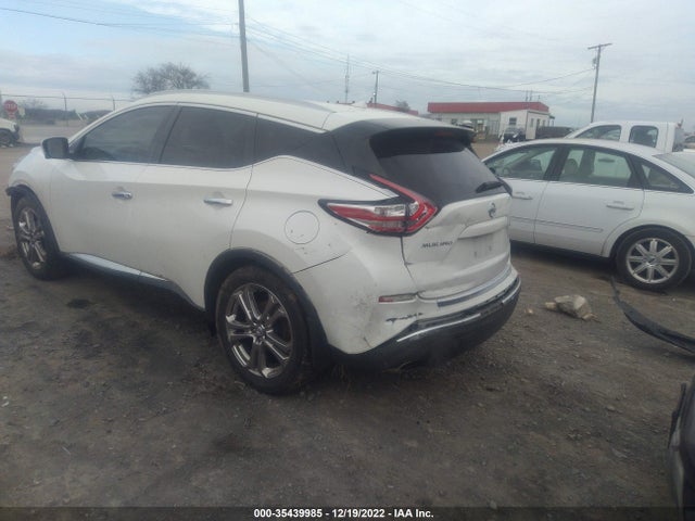 2015 NISSAN MURANO PLATINUM VIN: 5N1AZ2MH3FN232640