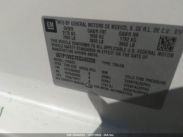 GMC Sierra 1500 Slt 2014 3GTP1VEC7EG343290 Image 9
