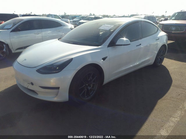 Tesla Model 3 Long Range 2022 5YJ3E1EB9NF296434 Image 2