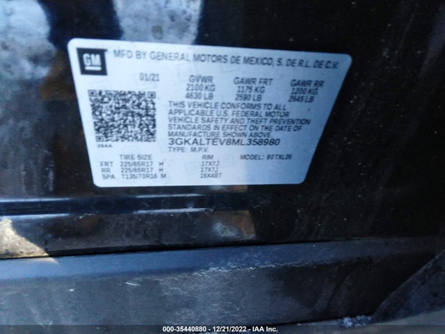 2021 GMC Terrain, VIN: 3GKALTEV8ML358980