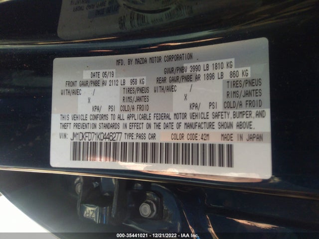 2019 Mazda CX-3, VIN: JM1DKFD71K0446277