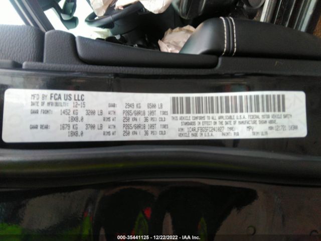 1C4RJFBG5FC241027 Jeep Grand Cherokee Limited