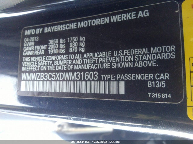 WMWZB3C5XDWM31603 Mini COOPER COUNTRYMAN