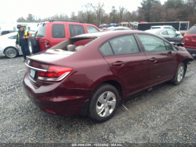 2013 HONDA CIVIC SDN LX VIN: 2HGFB2F53DH586117