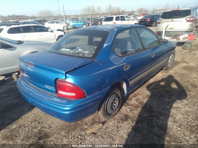 1998 DODGE NEON COMPETITION/HIGHLINE VIN: 1B3ES47C7WD704500