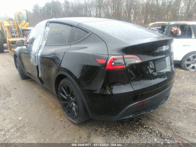 2021 TESLA MODEL Y LONG RANGE VIN: 5YJYGDEE8MF092539