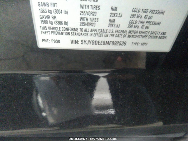 Tesla Model Y Long Range 2021 5YJYGDEE8MF092539 Image 10