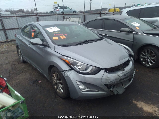 2016 HYUNDAI ELANTRA SE VIN: 5NPDH4AEXGH667716