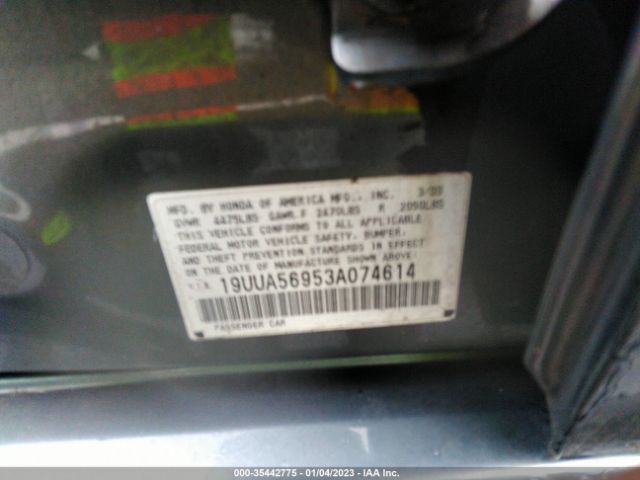 19UUA56953A074614 Acura Tl Type S W
