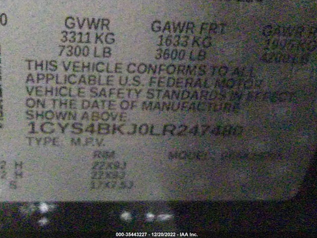 2020 Cadillac Escalade, VIN: 1GYS4BKJ0LR247480