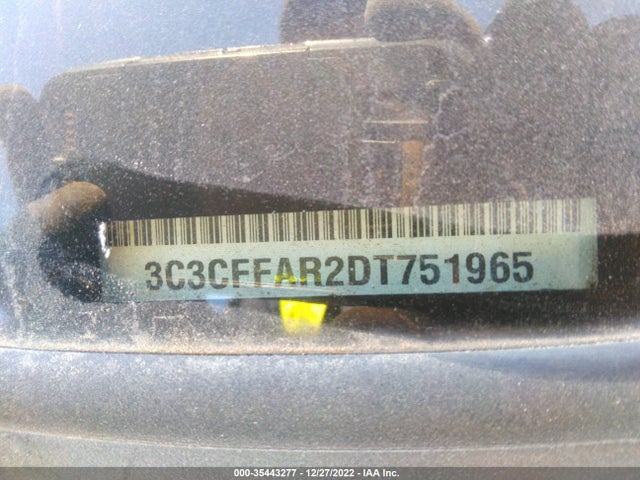 3C3CFFAR2DT751965 Fiat 500 POP