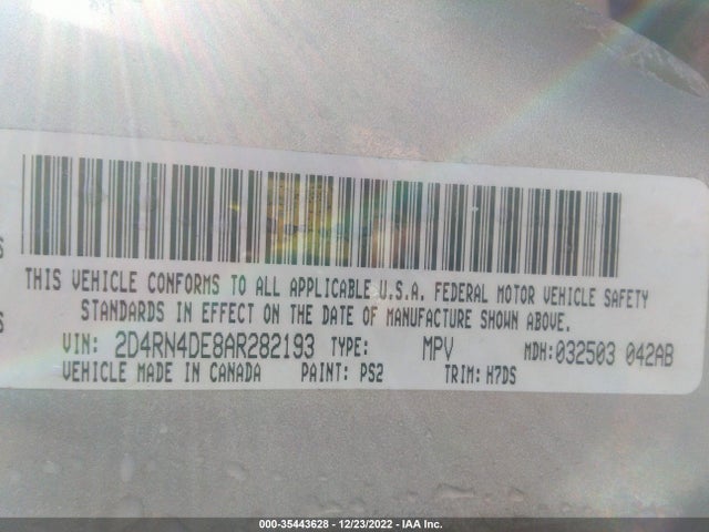 Dodge Grand Caravan Se 2010 2D4RN4DE8AR282193 Image 10