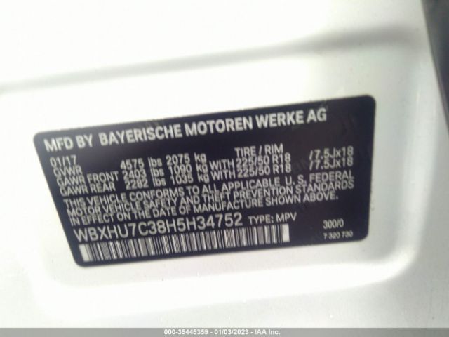 WBXHU7C38H5H34752 BMW X1 Sdrive28i