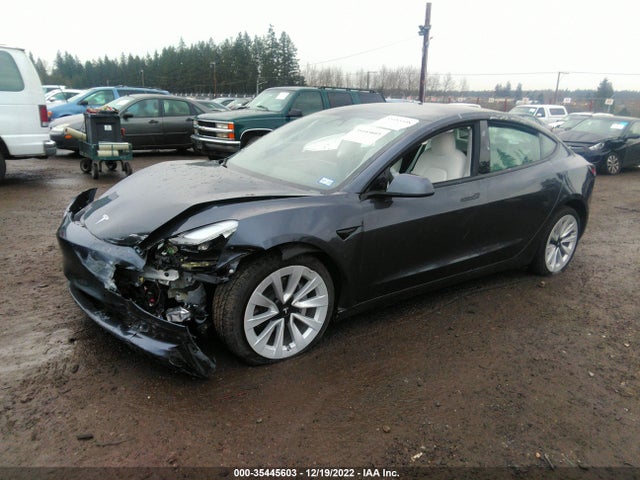 Tesla Model 3 Long Range 2021 5YJ3E1EB8MF082985 Image 2