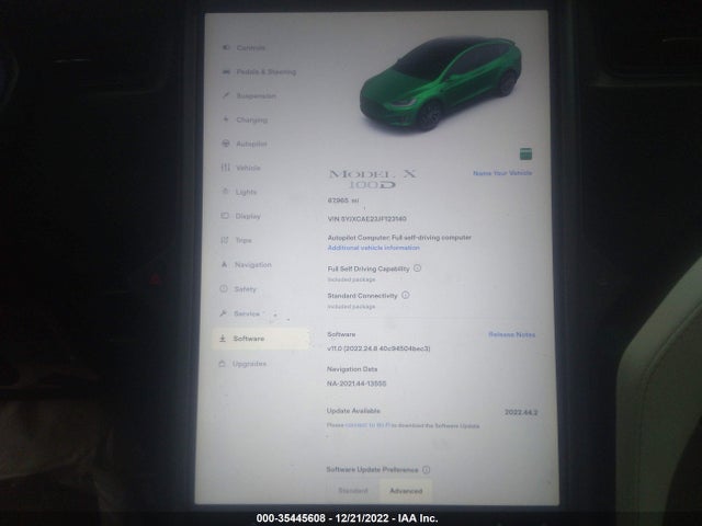 Tesla Model X 75d/100d/p100d 2018 5YJXCAE23JF123140 Image 9