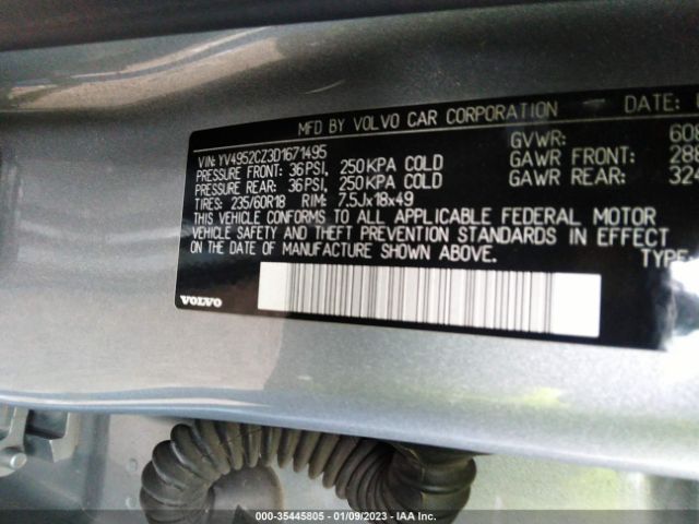 YV4952CZ3D1671495 Volvo XC90
