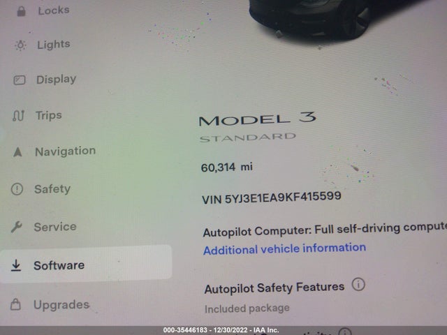 Tesla Model 3 Range 2019 5YJ3E1EA9KF415599 Image 7