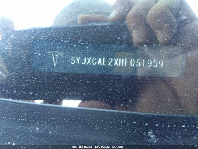 Tesla Model X 90d/75d/100d 2017 5YJXCAE2XHF051959 Image 9