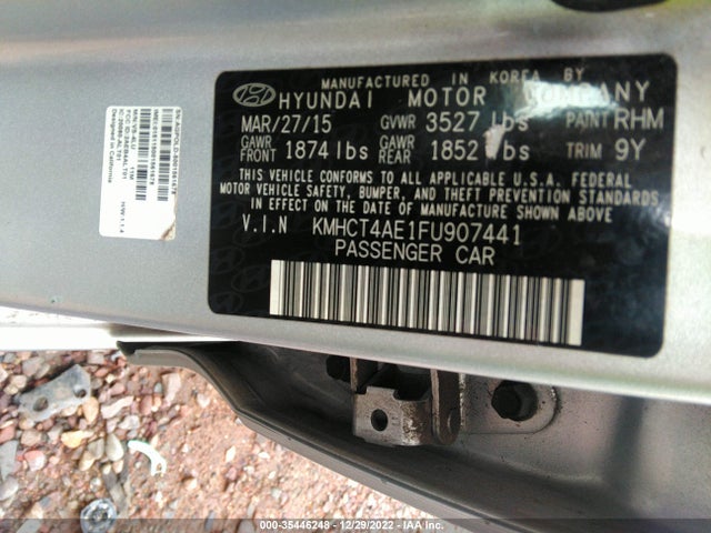 2015 Hyundai Accent, VIN: KMHCT4AE1FU907441