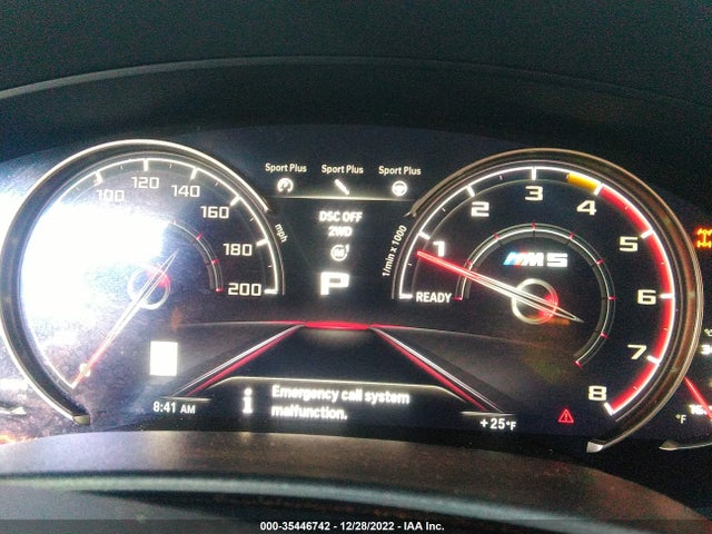 2018 BMW M5, VIN: WBSJF0C52JB282781