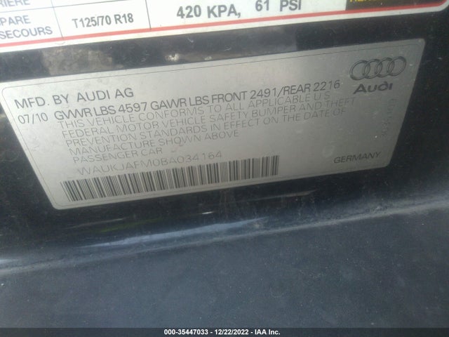 WAUKJAFM0BA034164 Audi A3 2.0 Tdi Premium Plus