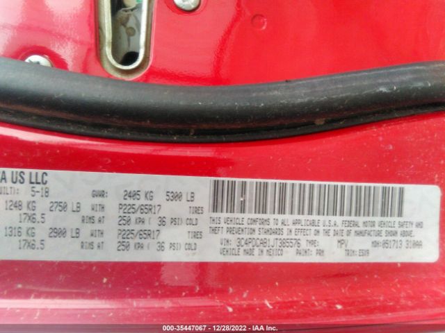 3C4PDCAB1JT385576 Dodge JOURNEY SE