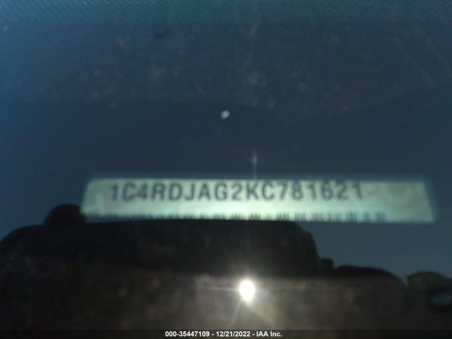 2019 Dodge Durango, VIN: 1C4RDJAG2KC781621