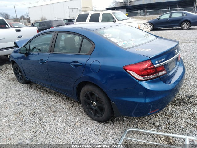 2013 HONDA CIVIC SDN LX VIN: 19XFB2F51DE010973