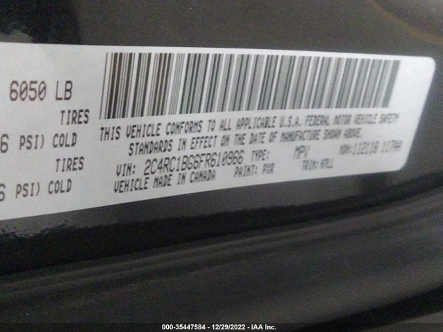 2015 Chrysler Town & Country, VIN: 2C4RC1BG6FR610966