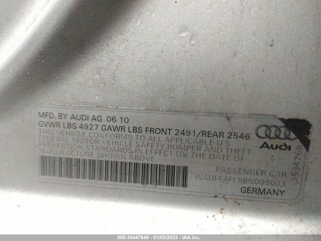 Audi A4 2011 WAUFFAFL5BN005603 Image 10