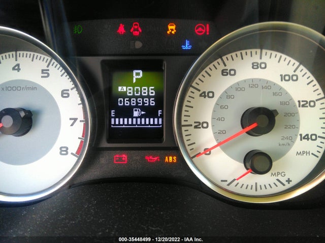 2012 SUBARU IMPREZA SEDAN 2.0I LIMITED VIN: JF1GJAH61CH017993