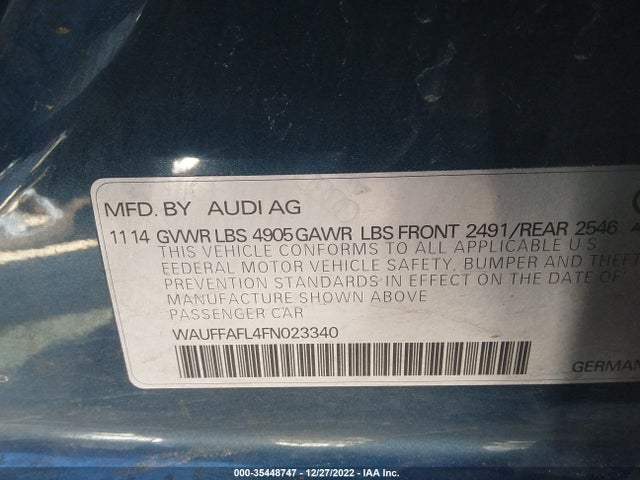 Audi A4 Premium Plus 2015 WAUFFAFL4FN023340 Image 9