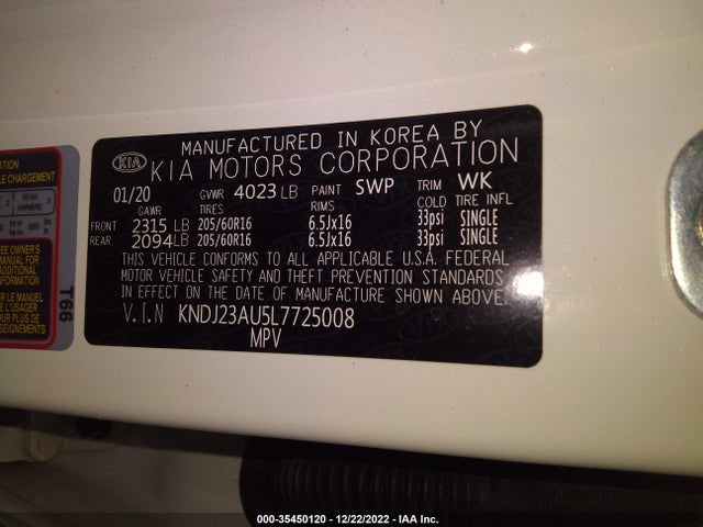 2020 Kia Soul, VIN: KNDJ23AU5L7725008