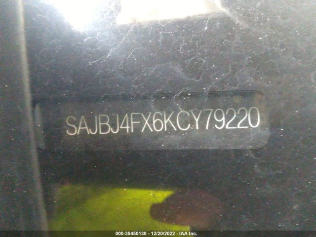 SAJBJ4FX6KCY79220 Jaguar Xf 25t Premium