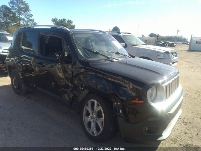 2016 JEEP RENEGADE LIMITED VIN: ZACCJADTXGPC75898