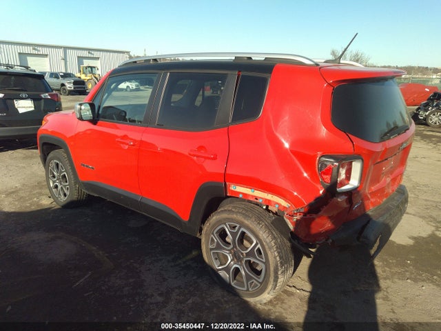 2015 JEEP RENEGADE LIMITED VIN: ZACCJBDT0FPB61753