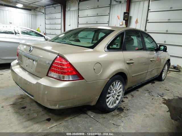 2005 MERCURY MONTEGO PREMIER VIN: 1MEFM43165G625428