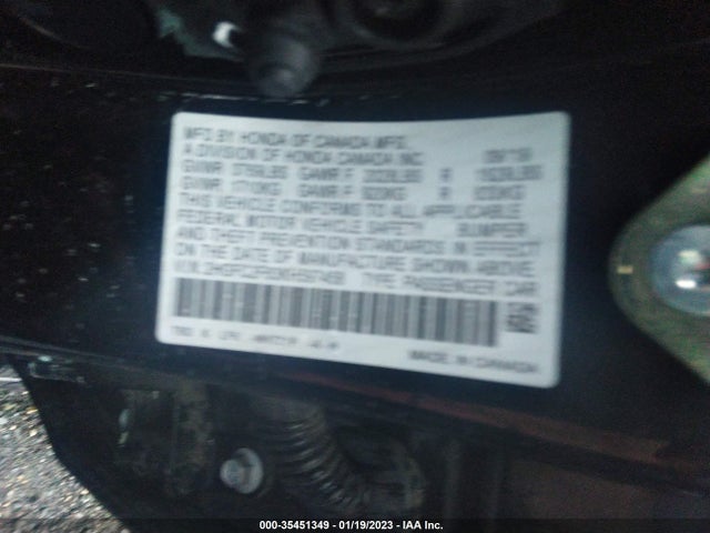 Honda Civic Sedan Lx 2019 2HGFC2F63KH597458 Image 9