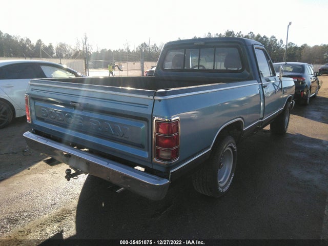 1983 DODGE D-SERIES D150 VIN: 1B7FD14T2DS487480