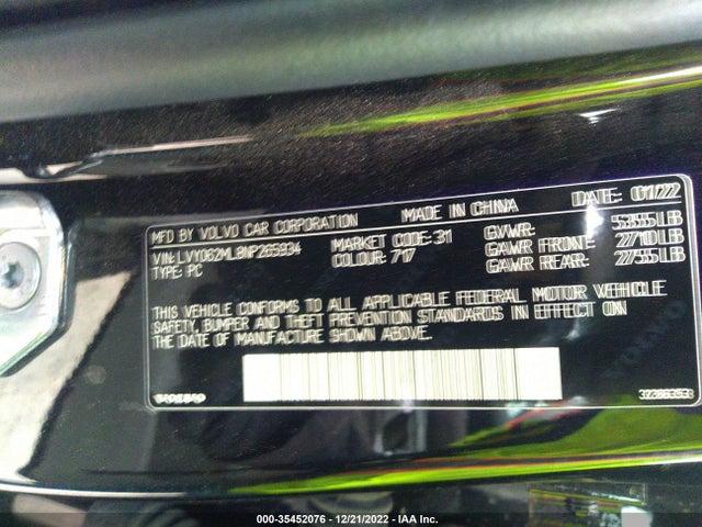 Volvo S90 2022 LVY062ML8NP265934 Image 11
