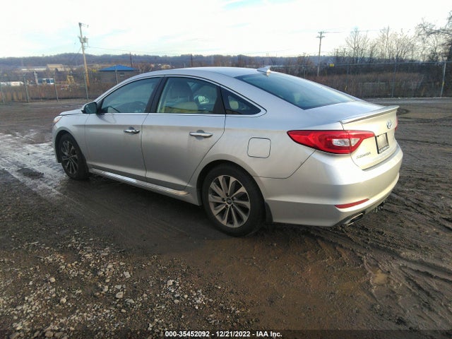 2016 HYUNDAI SONATA 2.4L SPORT VIN: 5NPE34AF6GH377548