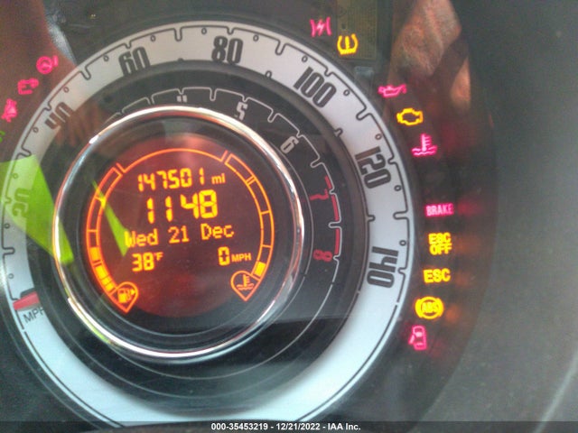 2012 FIAT 500 POP VIN: 3C3CFFAR9CT126493