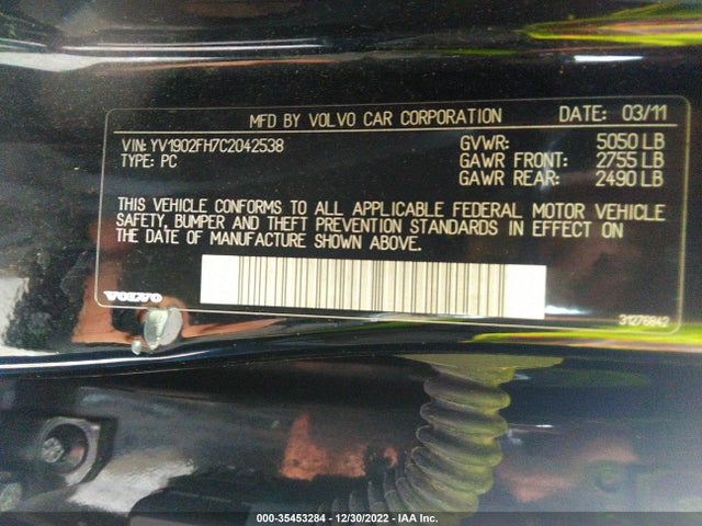 YV1902FH7C2042538 Volvo S60