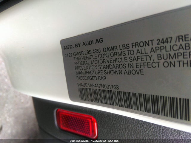 2023 Audi A4, VIN: WAUEAAF44PN001763